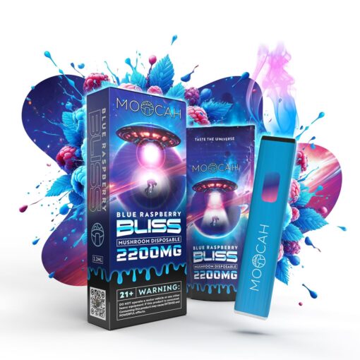 MOOCAH VAPE BLUE RASPBERRY BLISS
