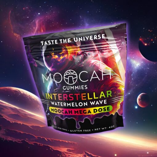 MOOCAH MEGA DOSE INTERSTELLAR WATERMELON WAVE GUMMIES
